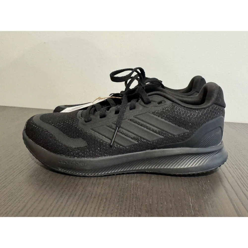 adidas Runfalcon 5 J  IE8586 Black Kids 5‎ NEW Running Boys Girls Sneakers Shoes